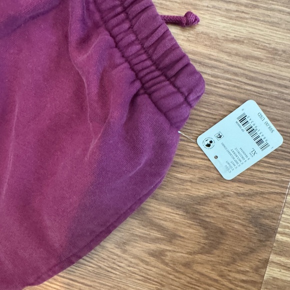 FP Movement by Free People women’s Sweatpants in Purple with Orange Design - Picture 2 of 5